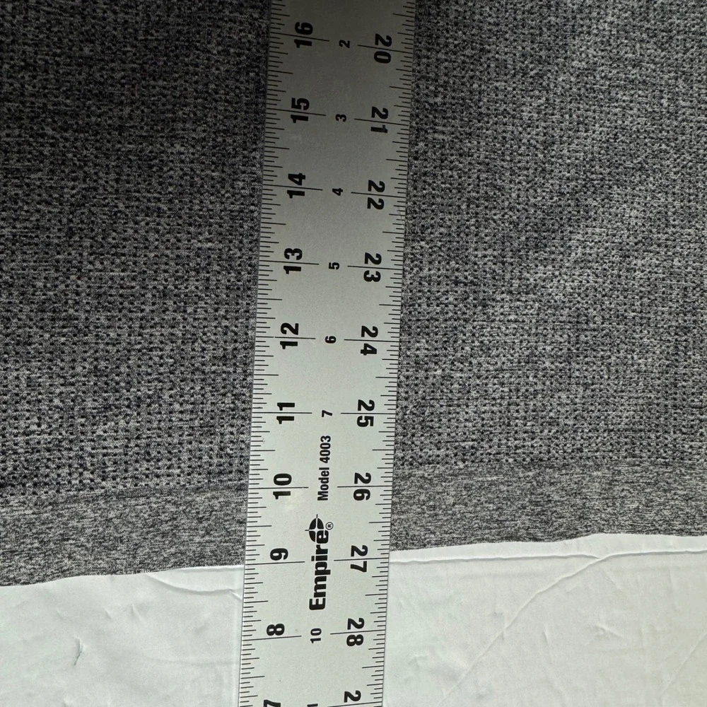 RHONE Mens Heathered Gray Quarter Zip Pullover Long Sleeve Athletic Shirt Size M